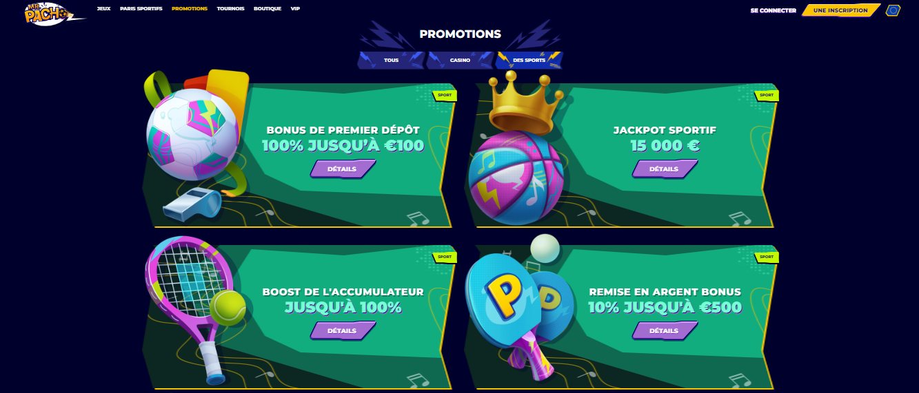 MrPacho Sport Betting Bonuses